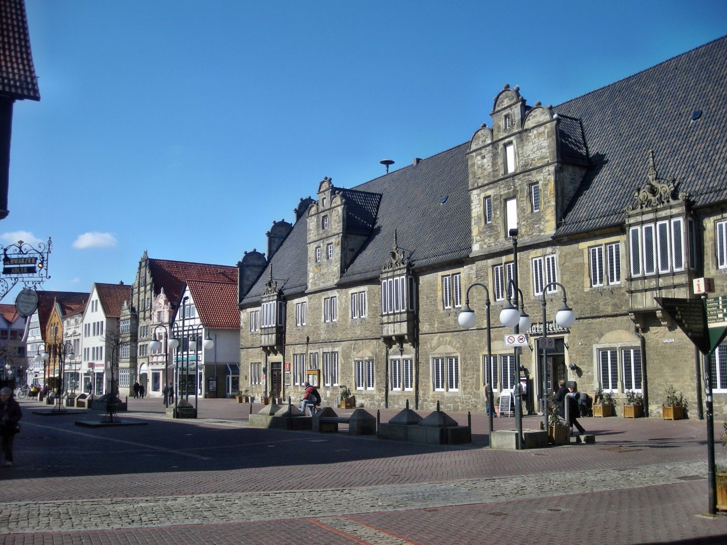 Nordseite Marktplatz Stadthagen