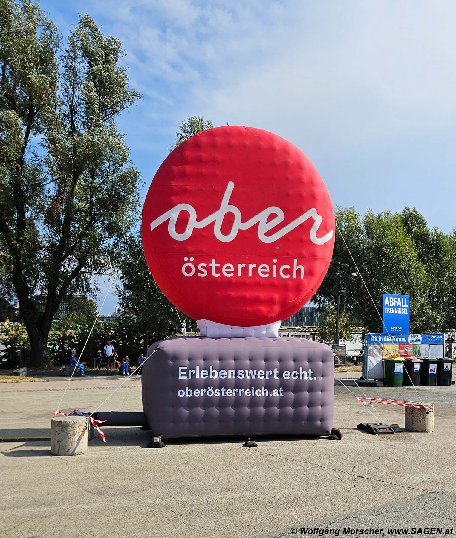 Oberösterreich aufgeblasen