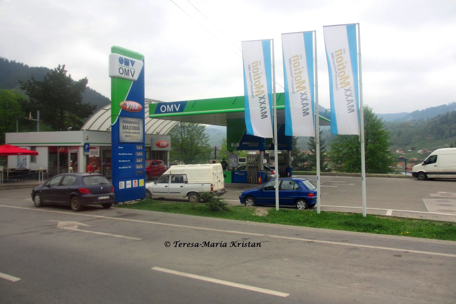 OMV Tankstelle in Rumänien, Bukowina