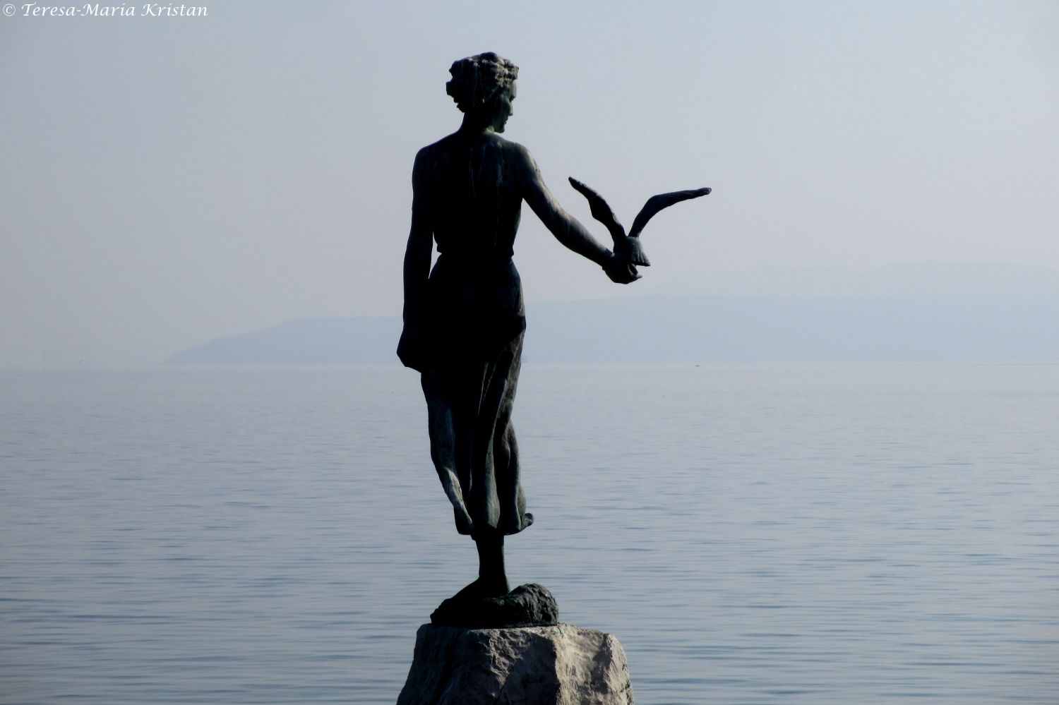 Opatija Mädchen mit Möwe