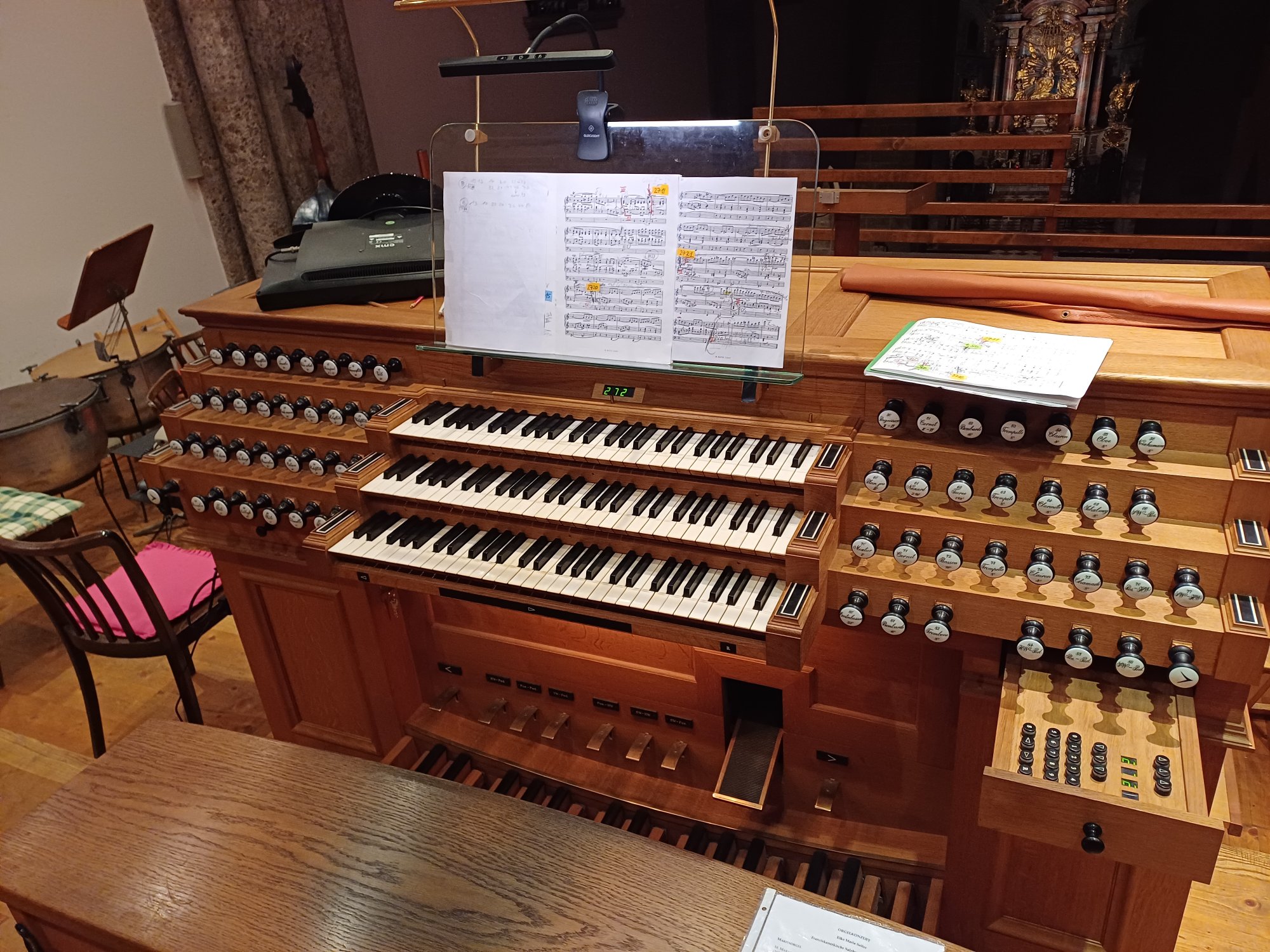 Orgel Franziskanerkirche Salzburg