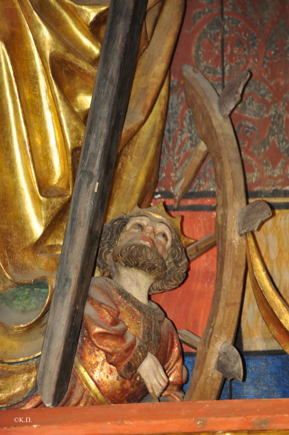 Ossiach (Kärnten) - Detail vom Flügelaltar