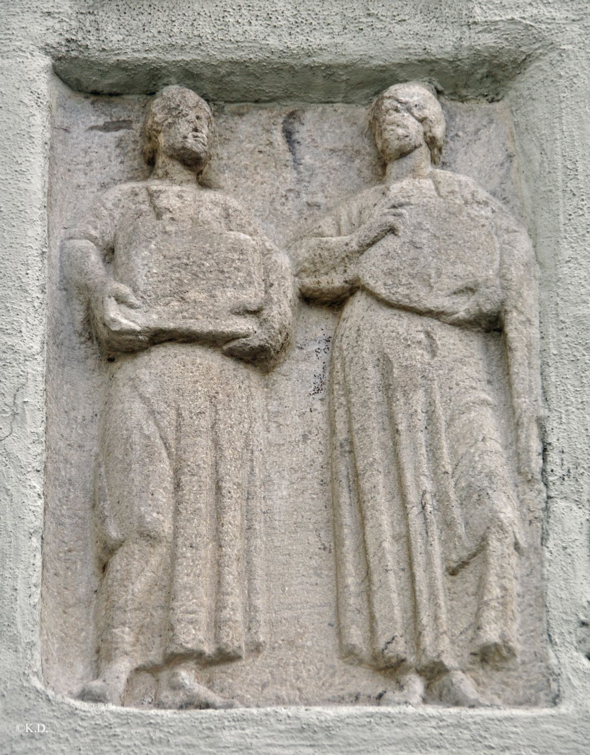 Pöchlarn - Römische Spolien an der Pfarrkirche