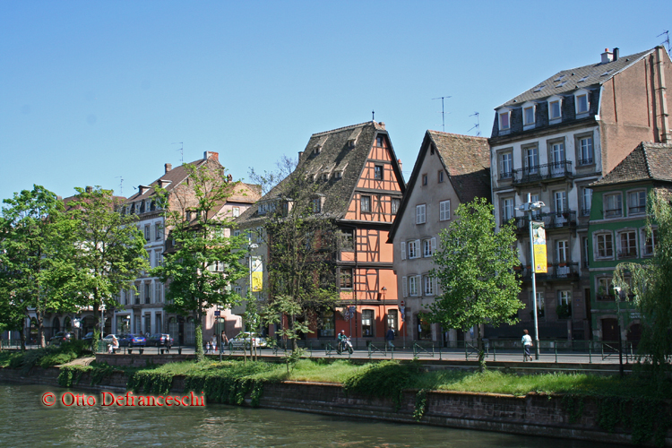 Panoramablick Straßburg an der Ill