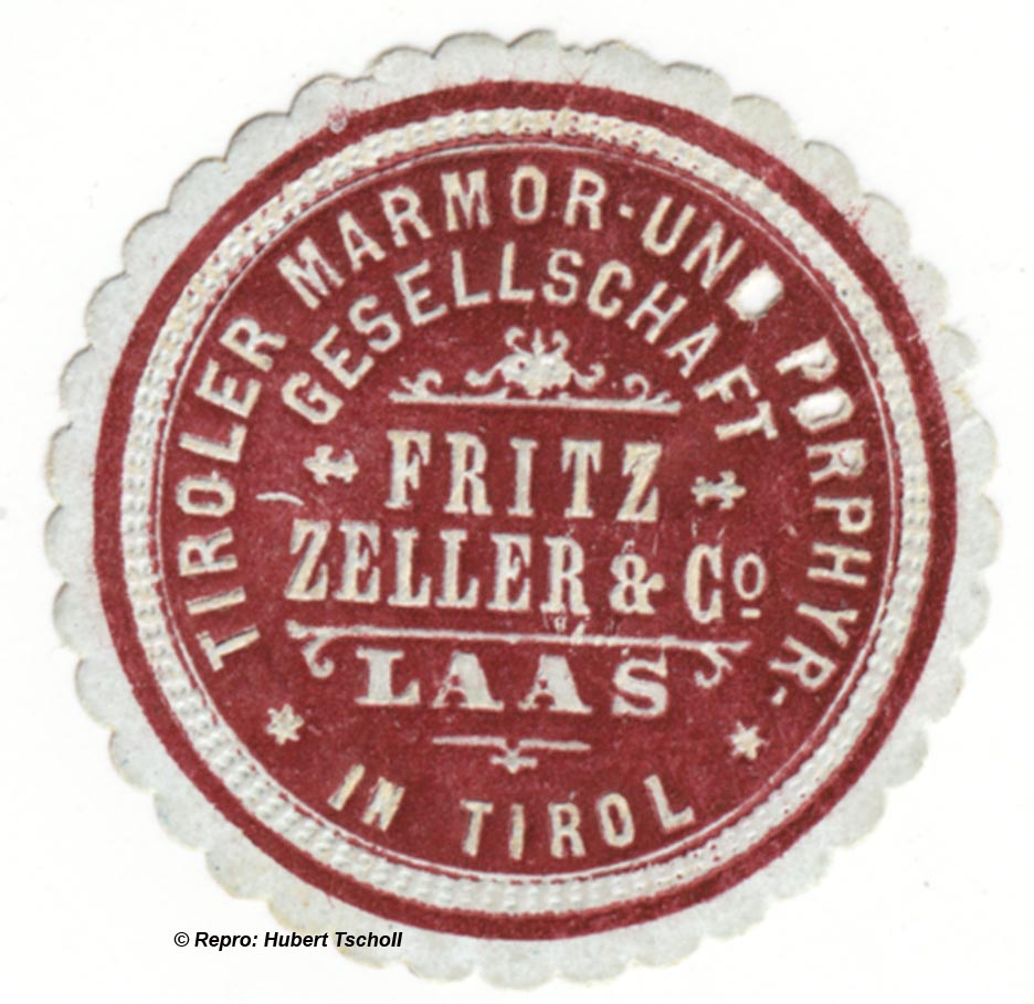 Papiersiegel  Tiroler Marmor Laas