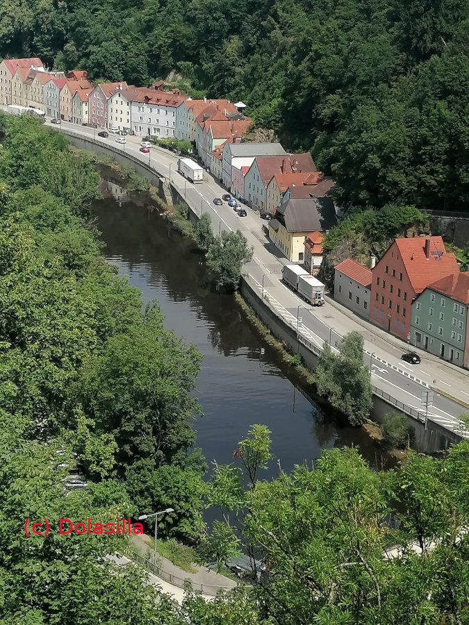 Passau, Blick auf die Ilz