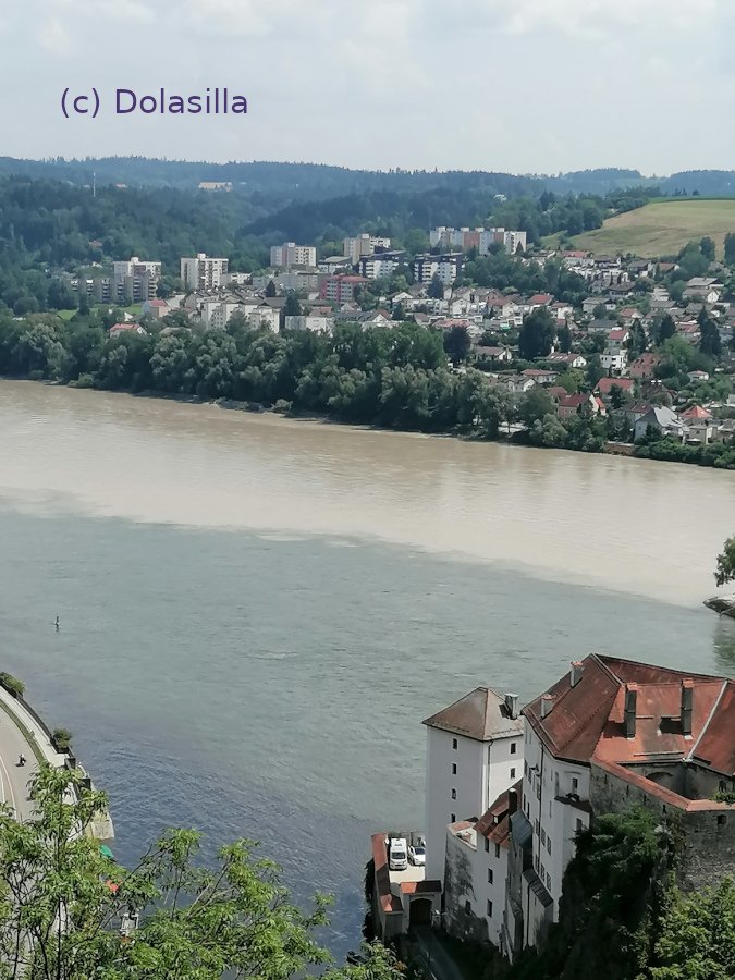 Passau: Ilz, Donau und Inn