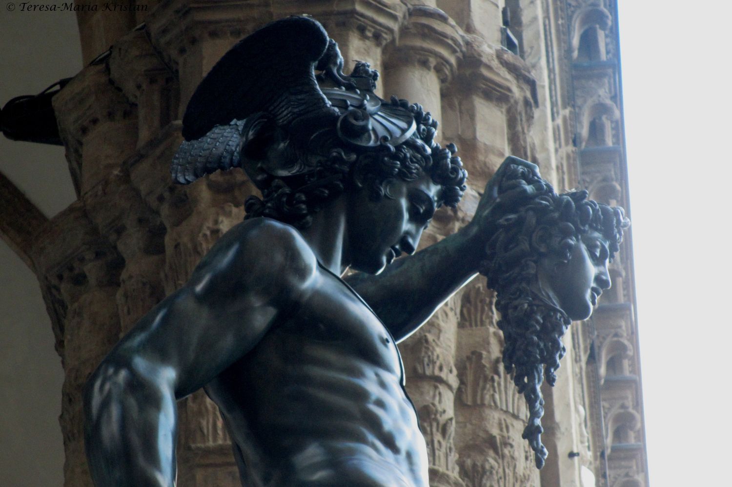 Perseus von Benvenuto Cellini bei der Loggia dei Lanzi