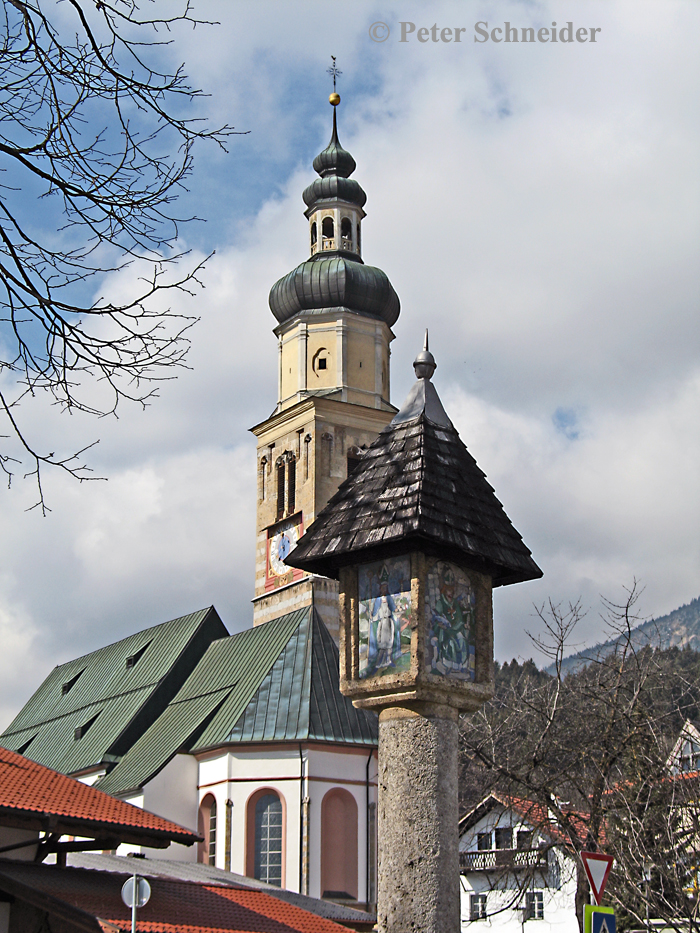 Pestsäule in Thaur, Tirol