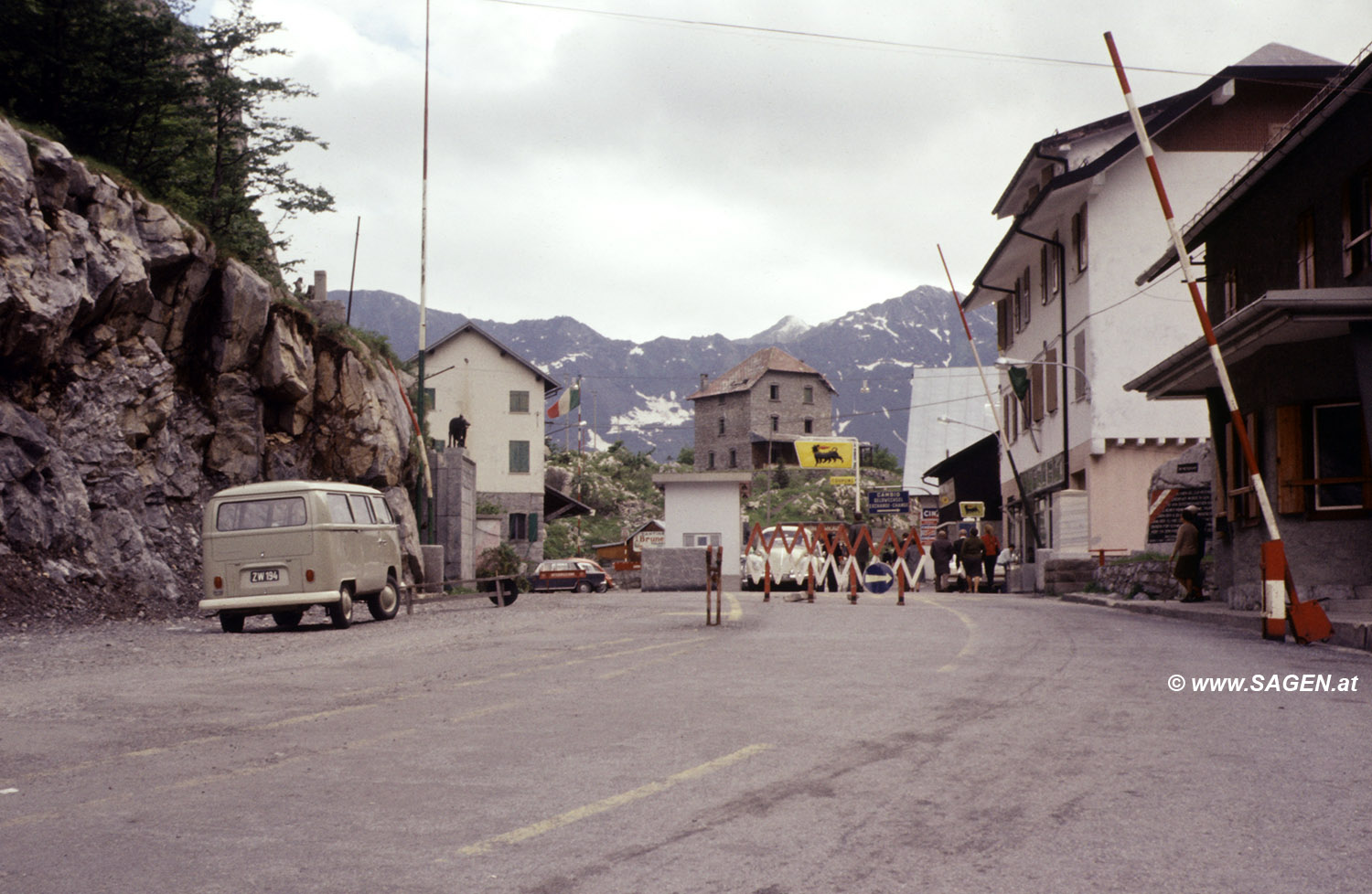 Plöckenpass Staatsgrenze Österreich - Italien