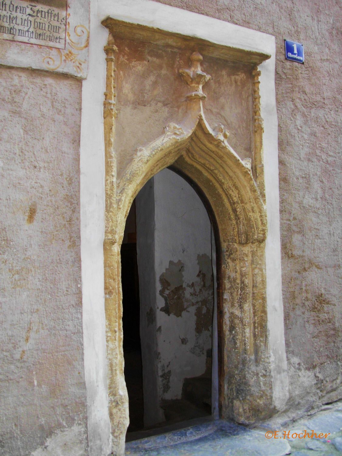 Portal des Bürgerspital Spitz in der Wachau