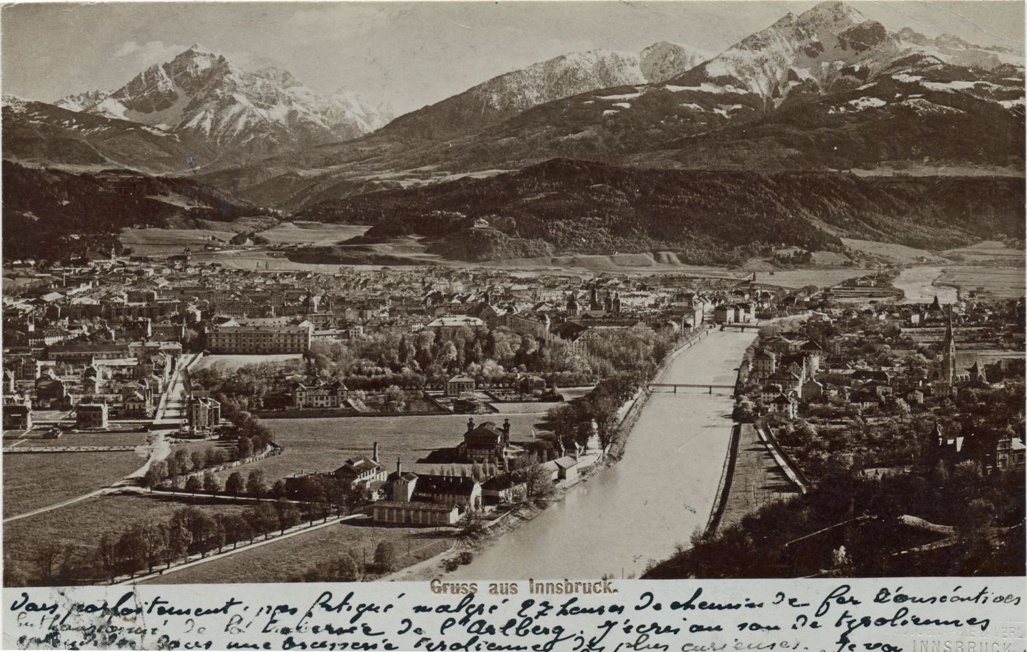 Postkarte von Innsbruck,