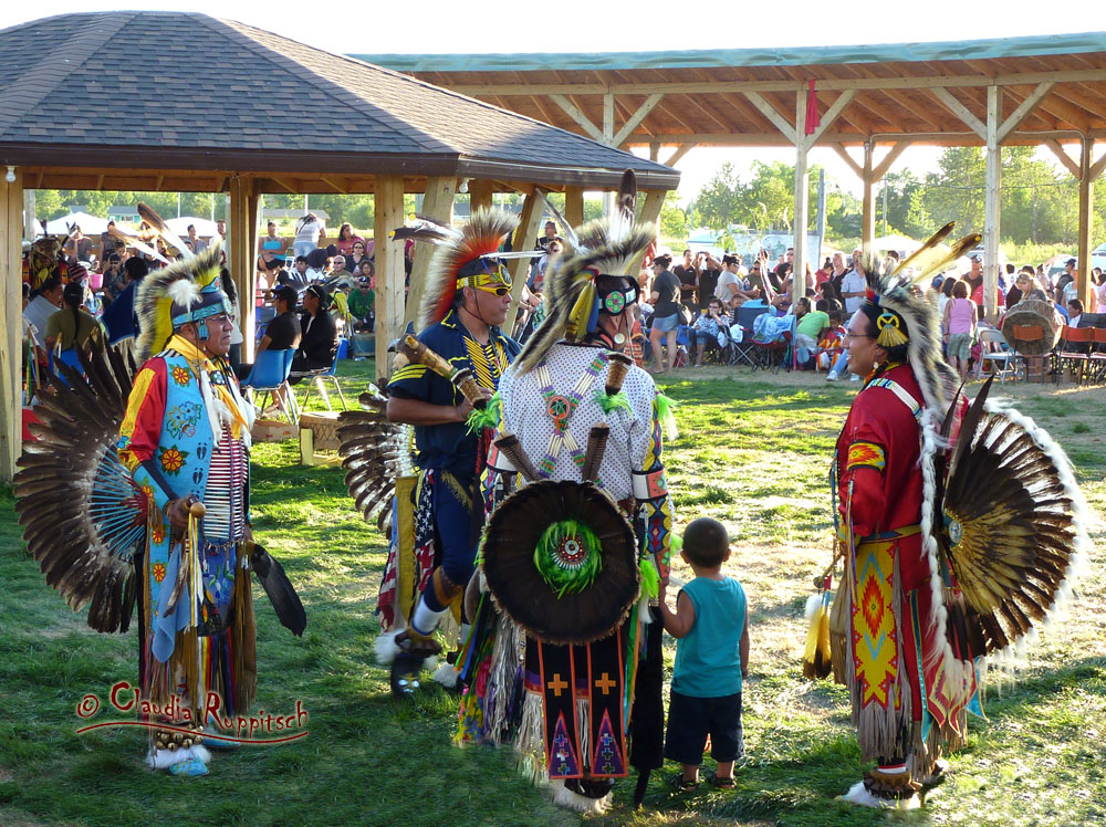 Powwow der Sagkeeng First Nation, Manitoba, Kanada