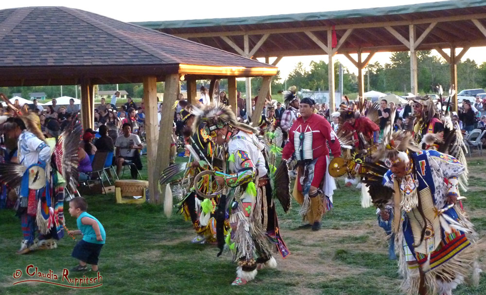 Powwow der Sagkeeng First Nation, Manitoba, Kanada