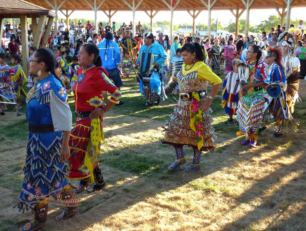 Powwow der Sagkeeng First Nation, Manitoba, Kanada