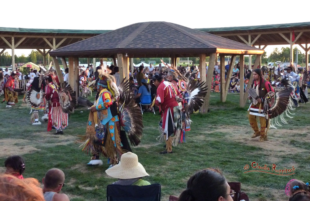 Powwow der Sagkeeng First Nation, Manitoba, Kanada