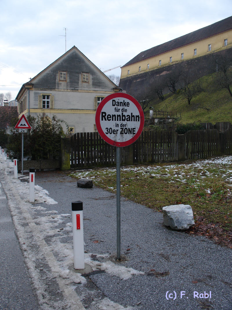 Private Verkehrszeichen?