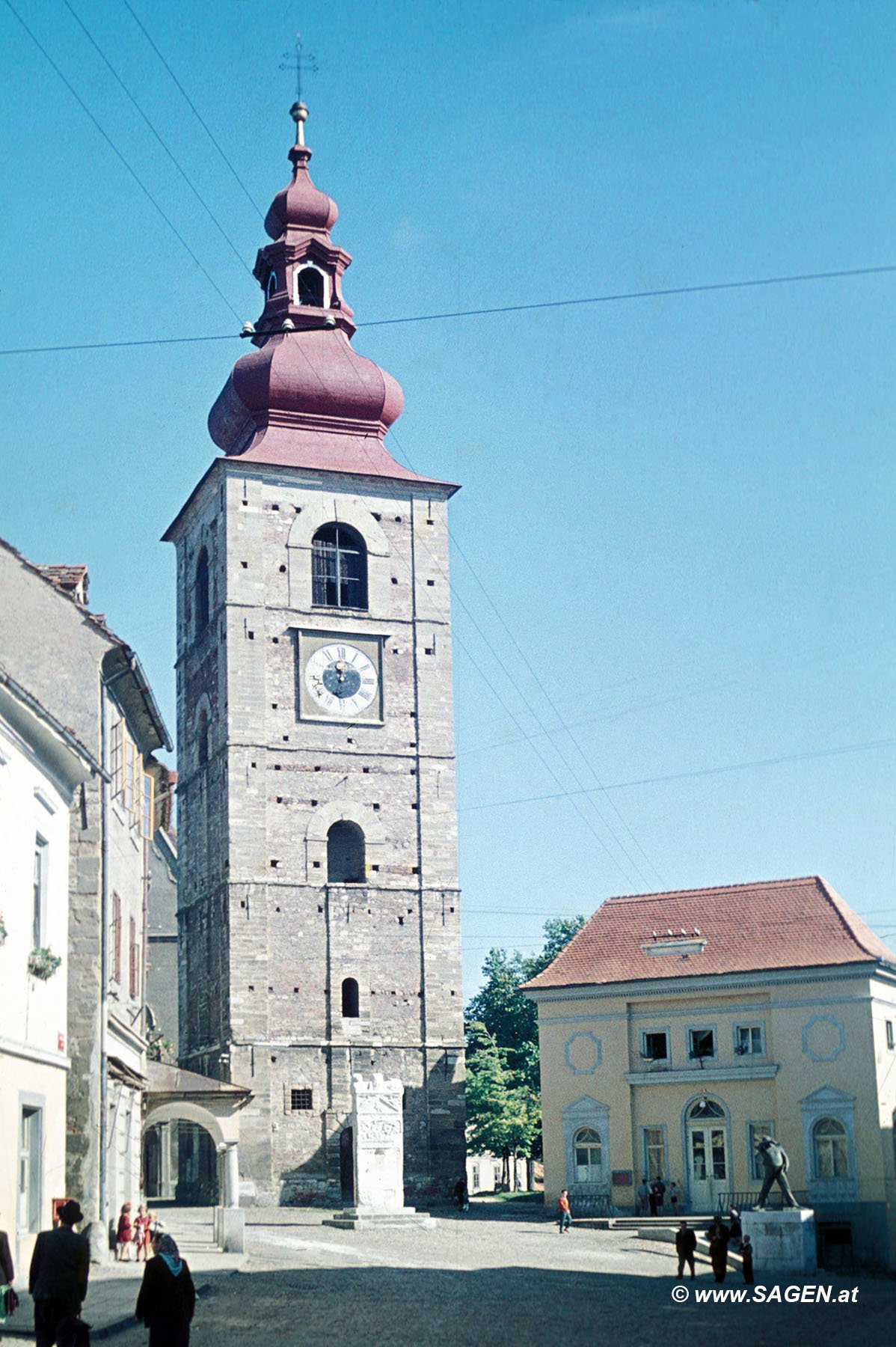 Ptuj, Mestni stolp (Stadtturm), 1970er Jahre