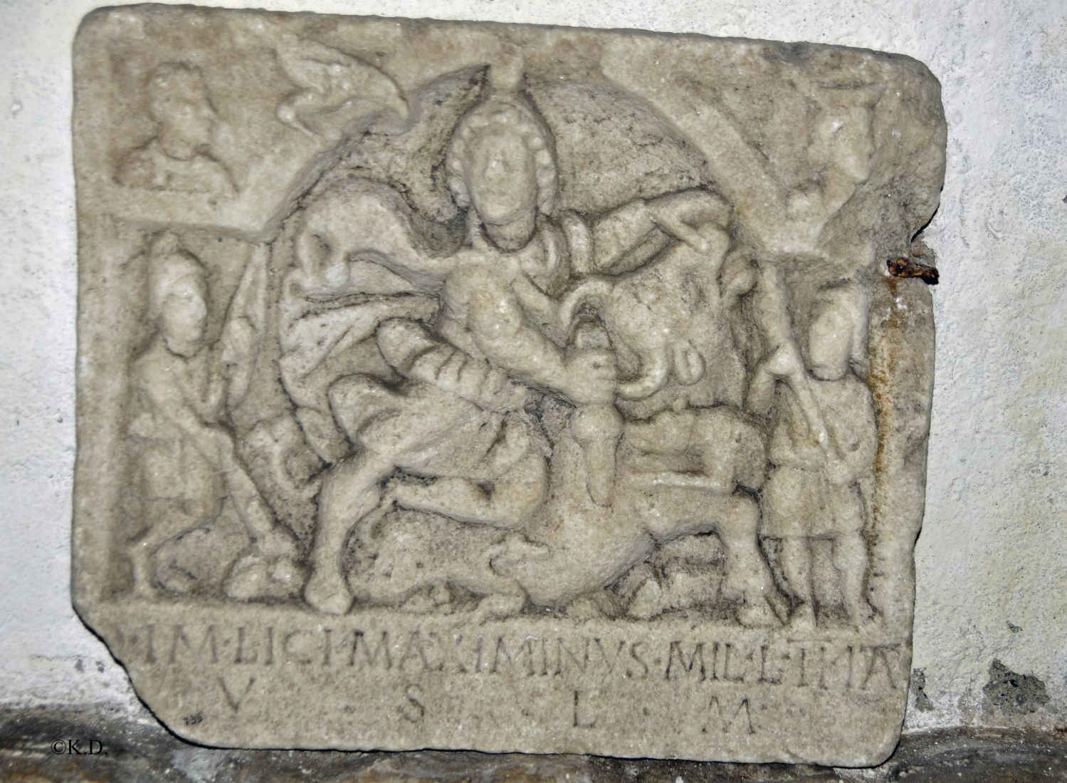 Ptuj - Mithräum II - Mithrasrelief