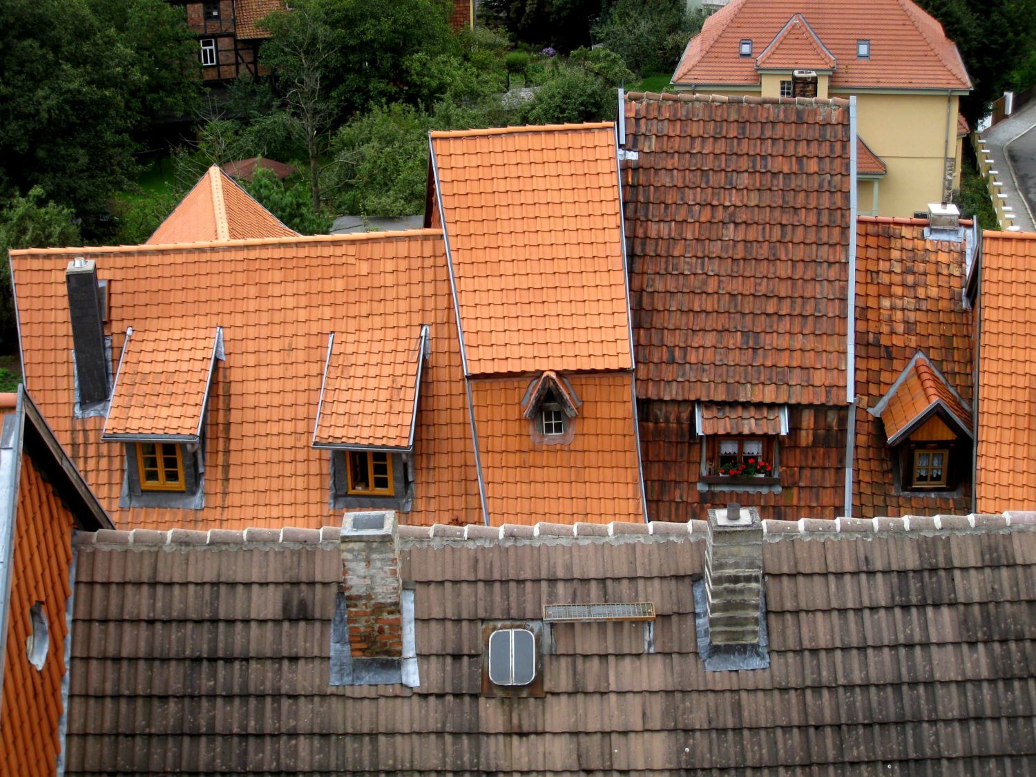 Quedlinburg Schlossberg mit Damenstift