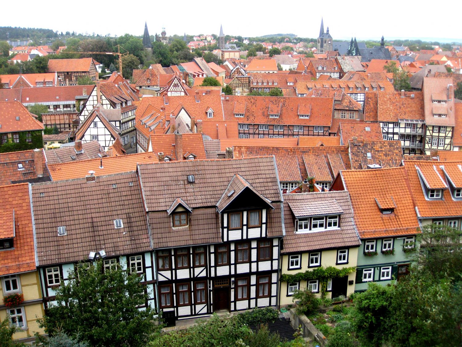 Quedlinburg Schlossberg mit Damenstift