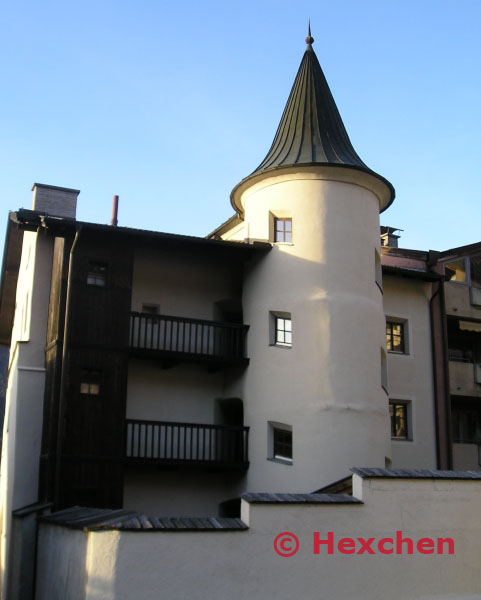 Rabalderhaus, Schwaz, Hinteransicht