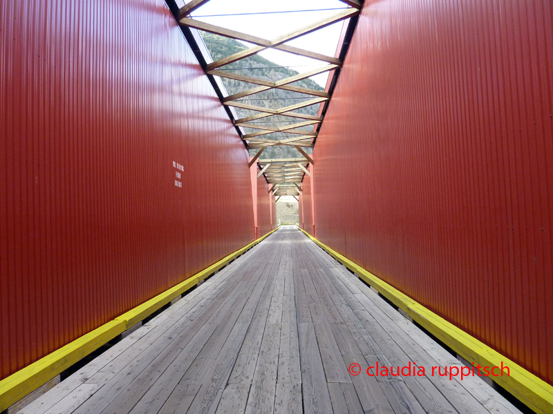 Red Bridge im Similkameen Valley, Kanada