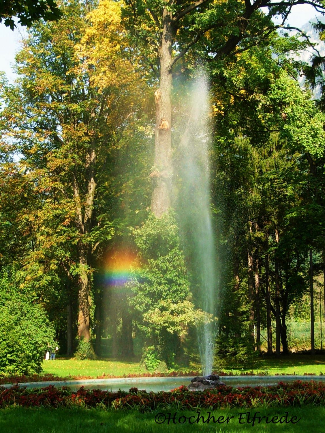 Regenbogen im Kurpark