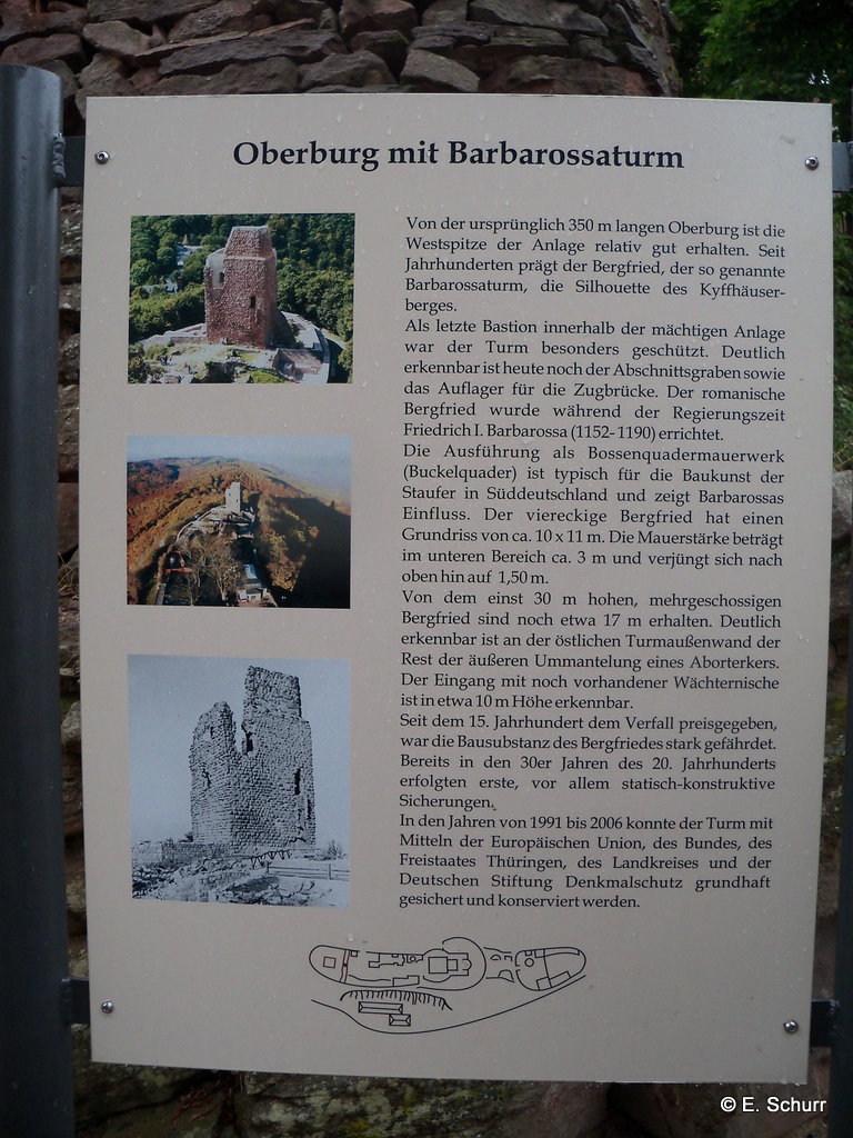 Reichsburg Kyffhausen - Oberburg Bild 2/2