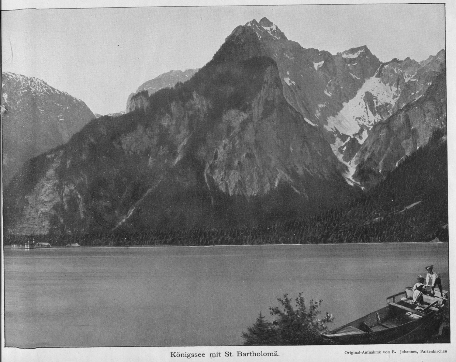 Reise durch das Bayerische Hochland und Tirol um 1910