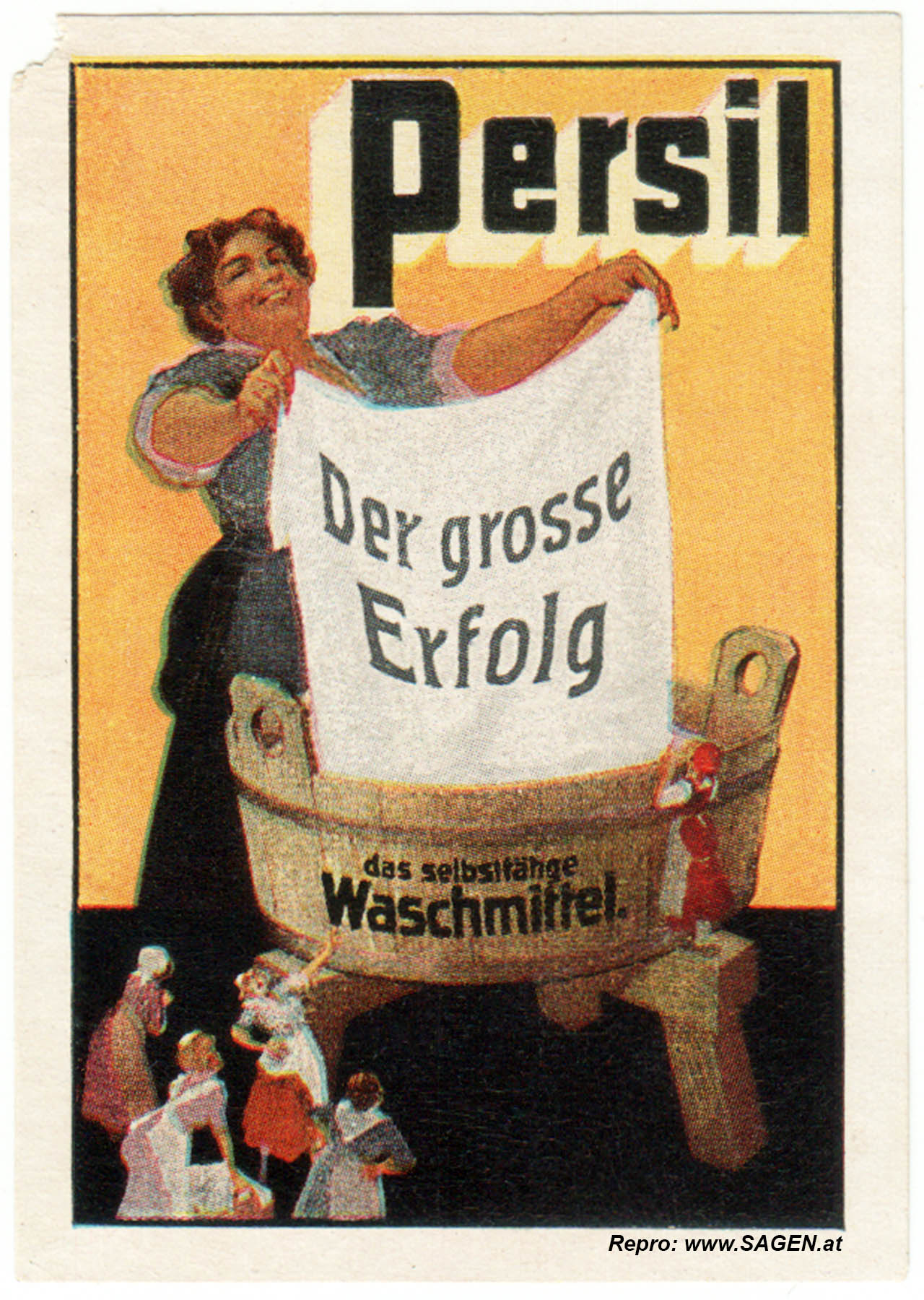 Reklamemarke Persil Waschmittel