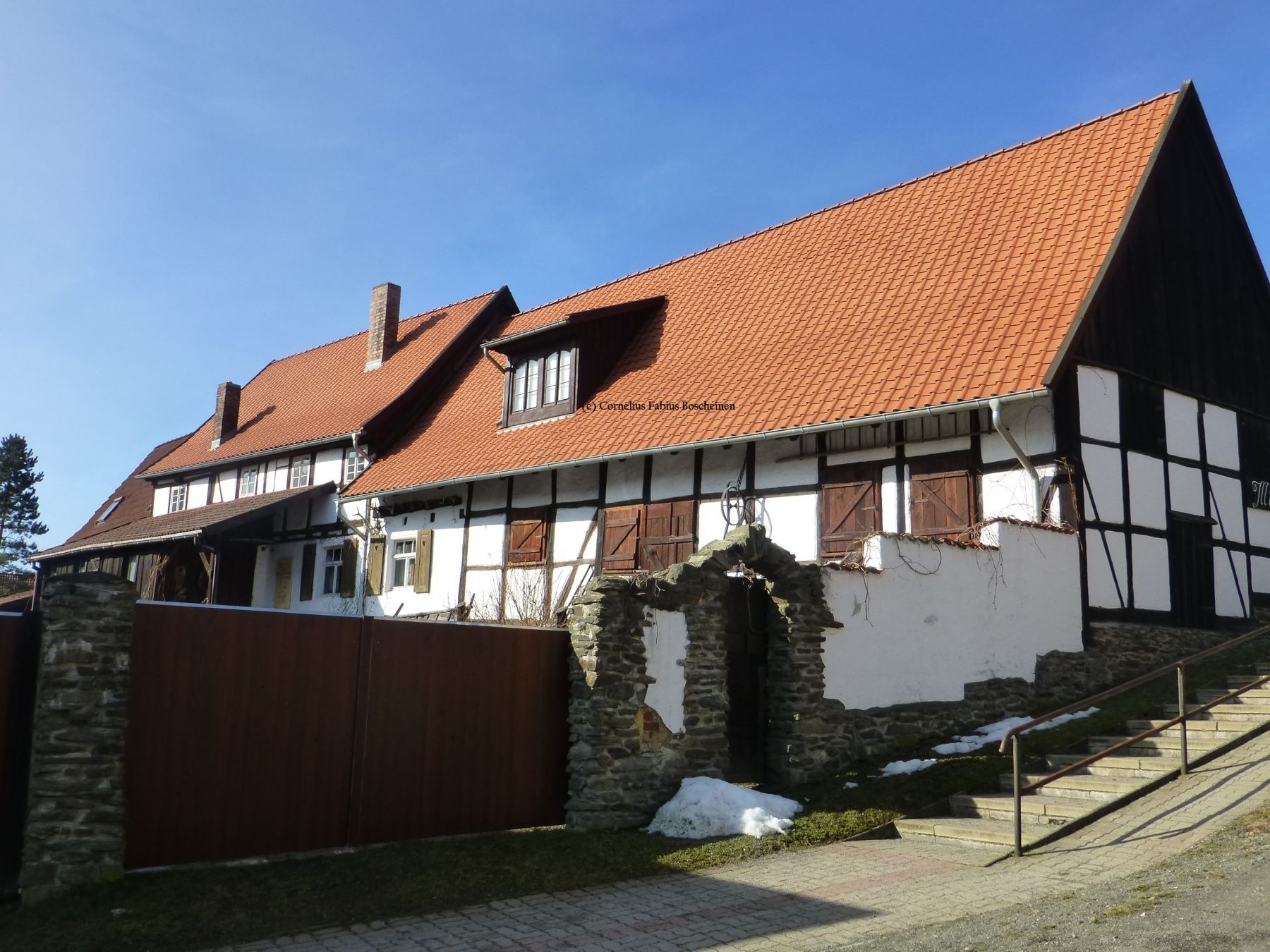 restaurierter Hof in Güntersberge im Harz