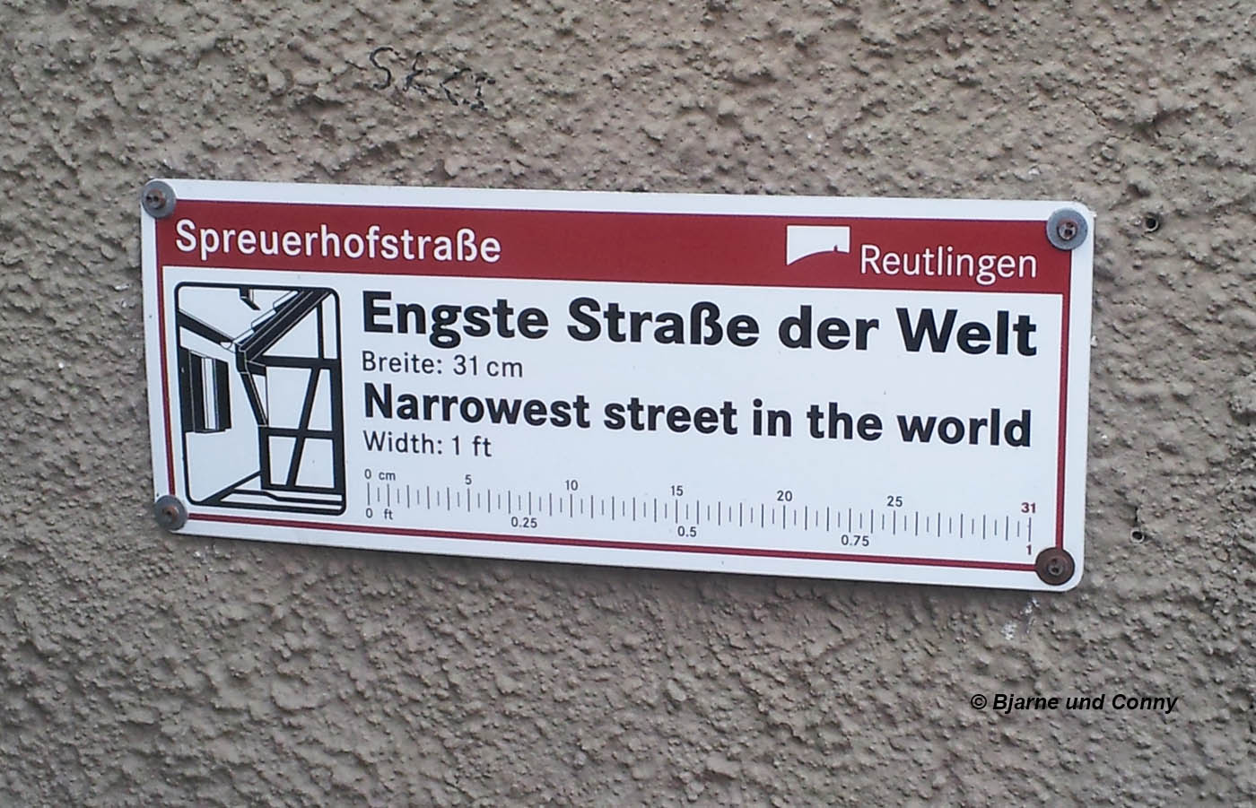 Reutlingen - engste Straße der Welt