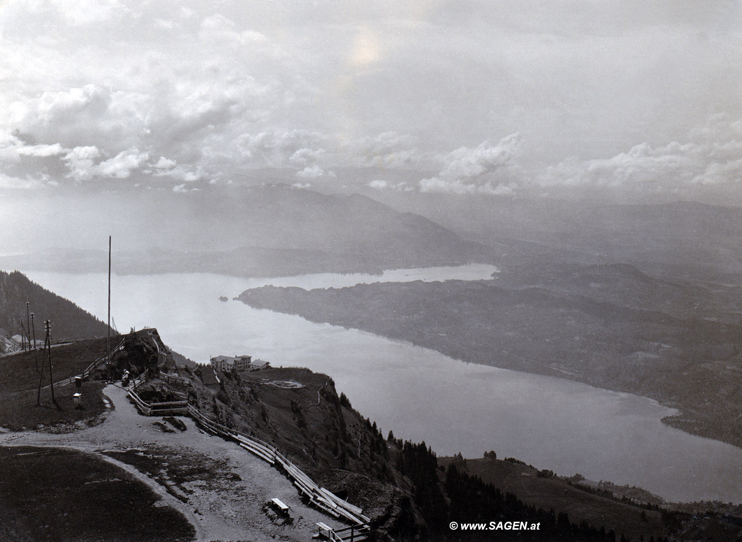 Rigi-Bahn, Ausblick Vierwaldstättersee