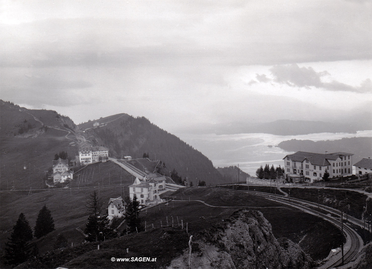 Rigi-Kulm, Zahnradbahn