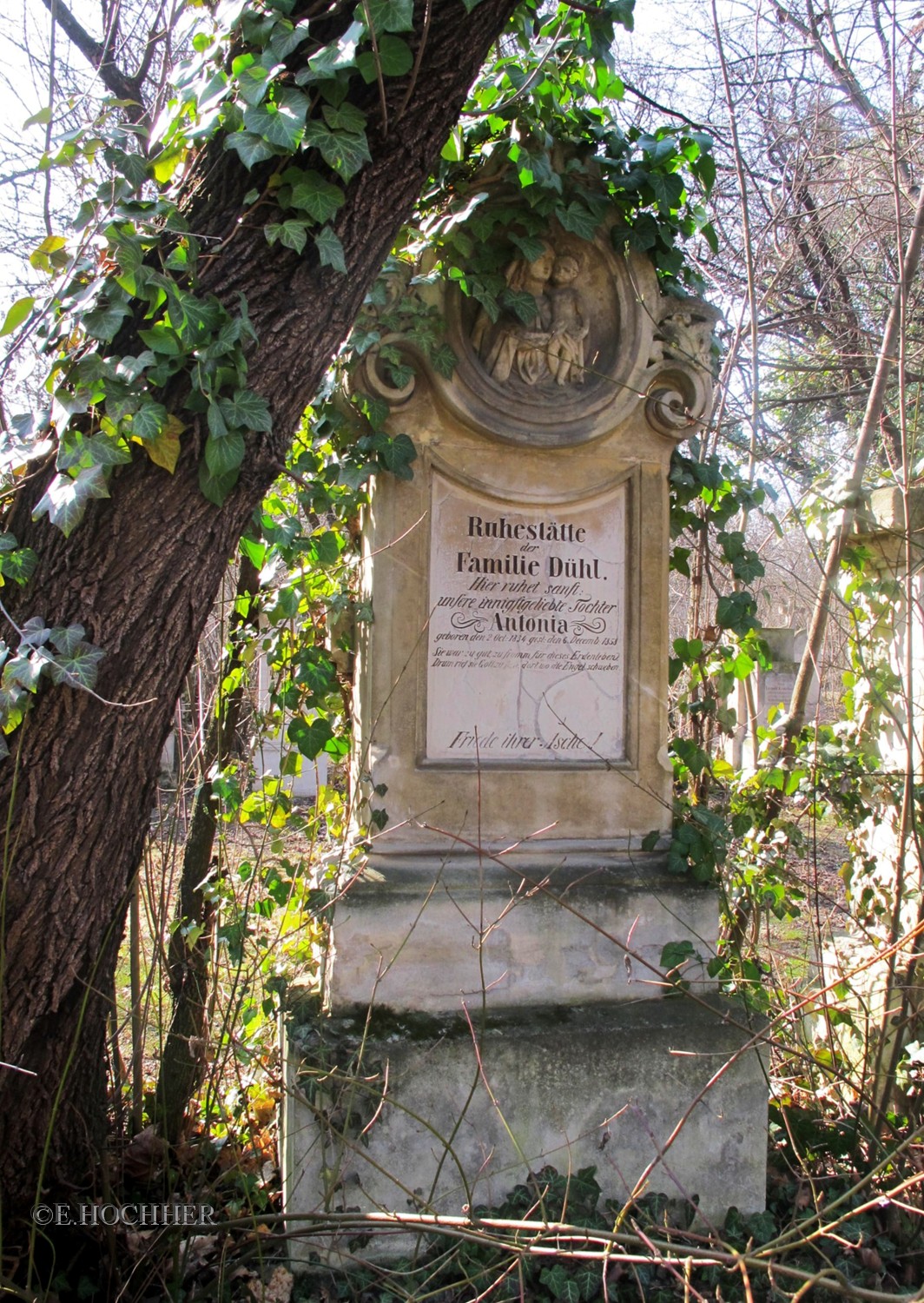 Ruhestätte der Familie Dühl Biedermeierfriedhof St. Marx