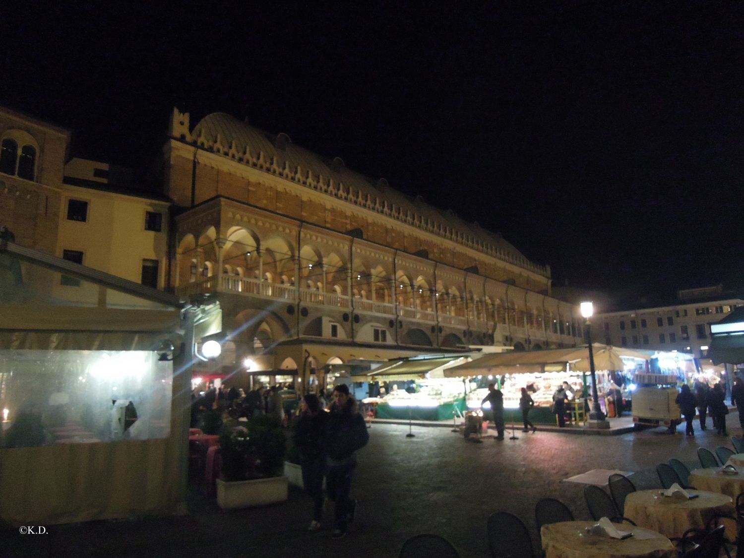 Sala della Ragione ( Padua) - Blick von Norden