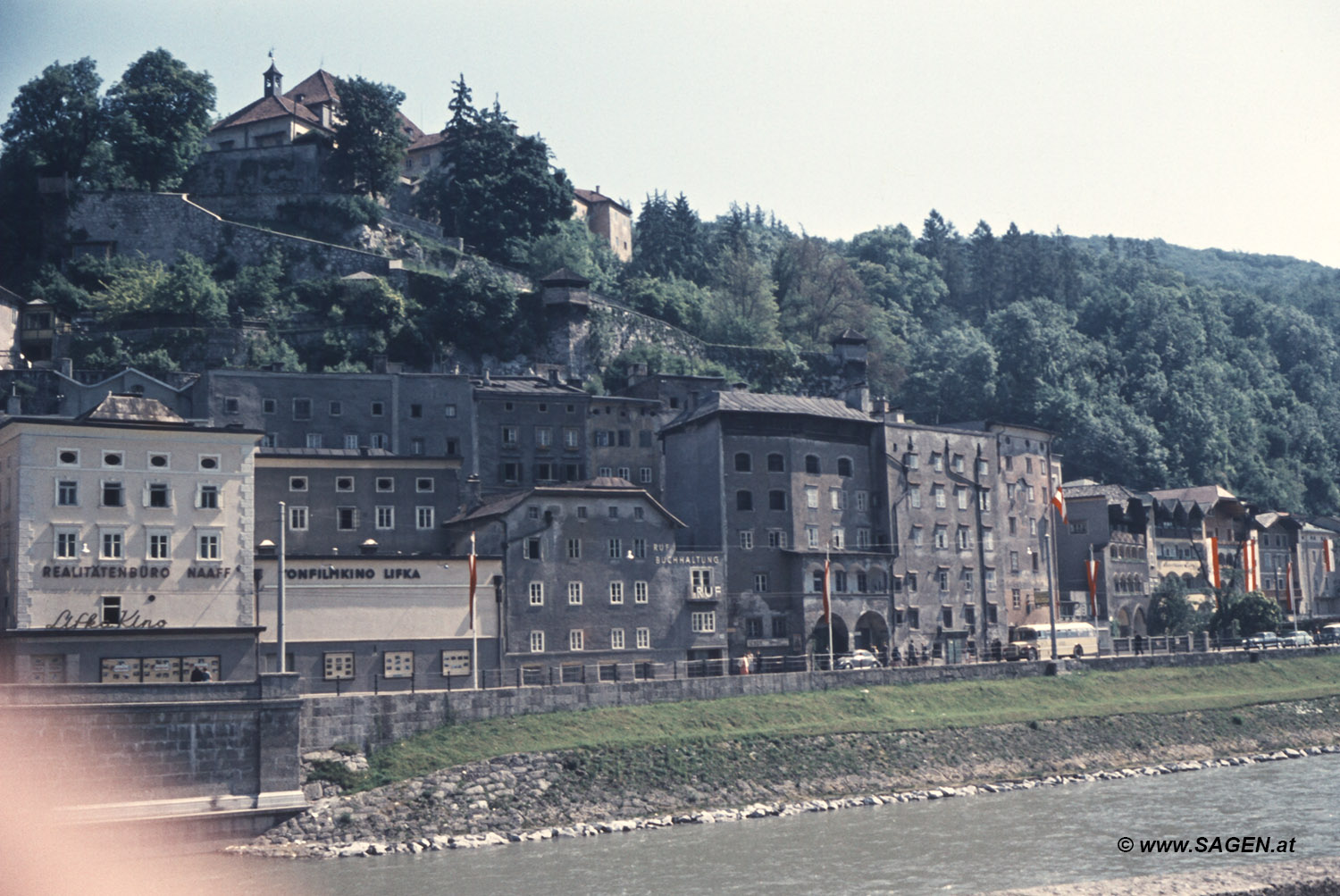 Salzburg Giselakai 1960er-Jahre