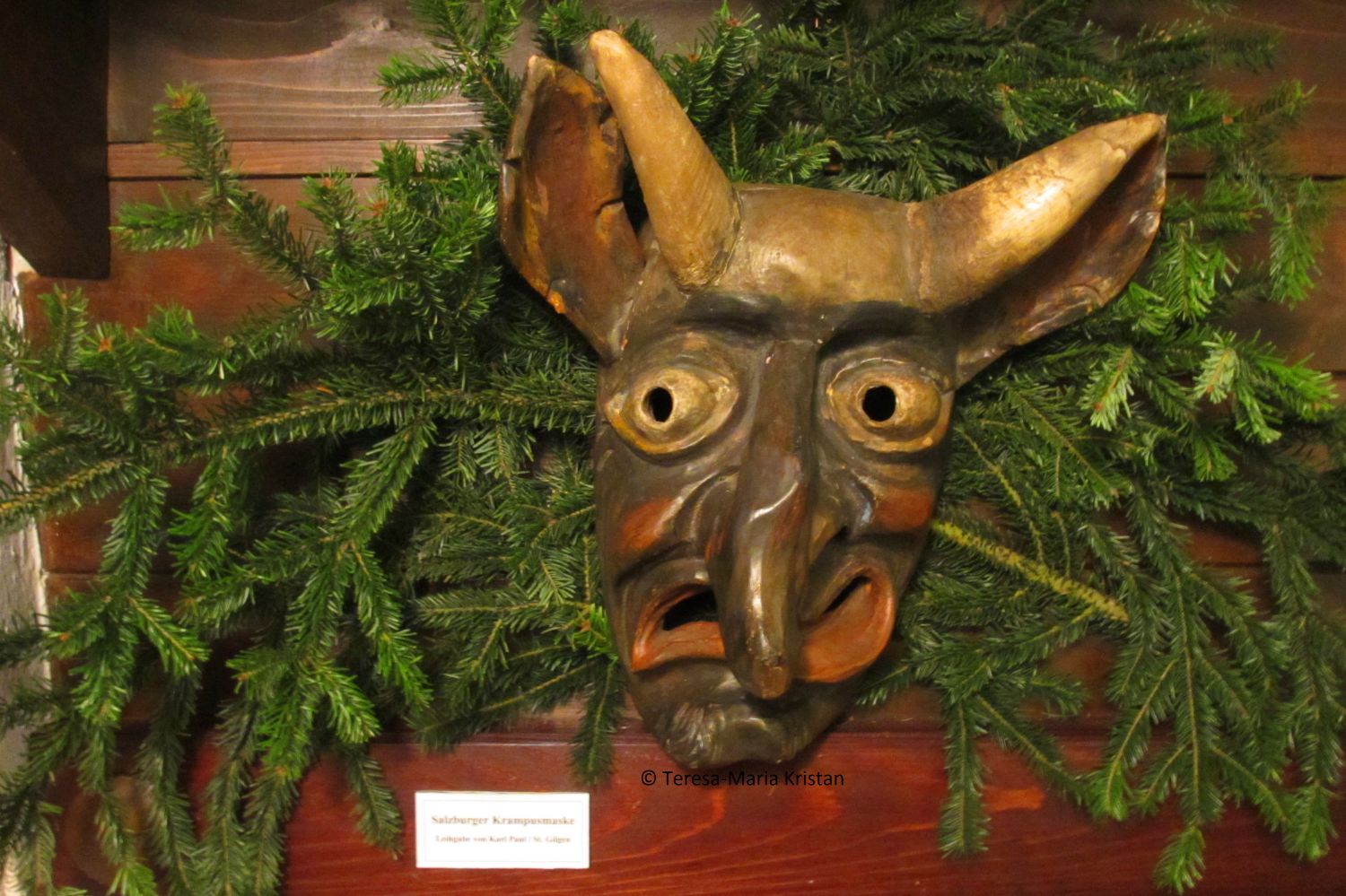 Salzburger Krampusmaske, Heimatmuseum St.Gilgen