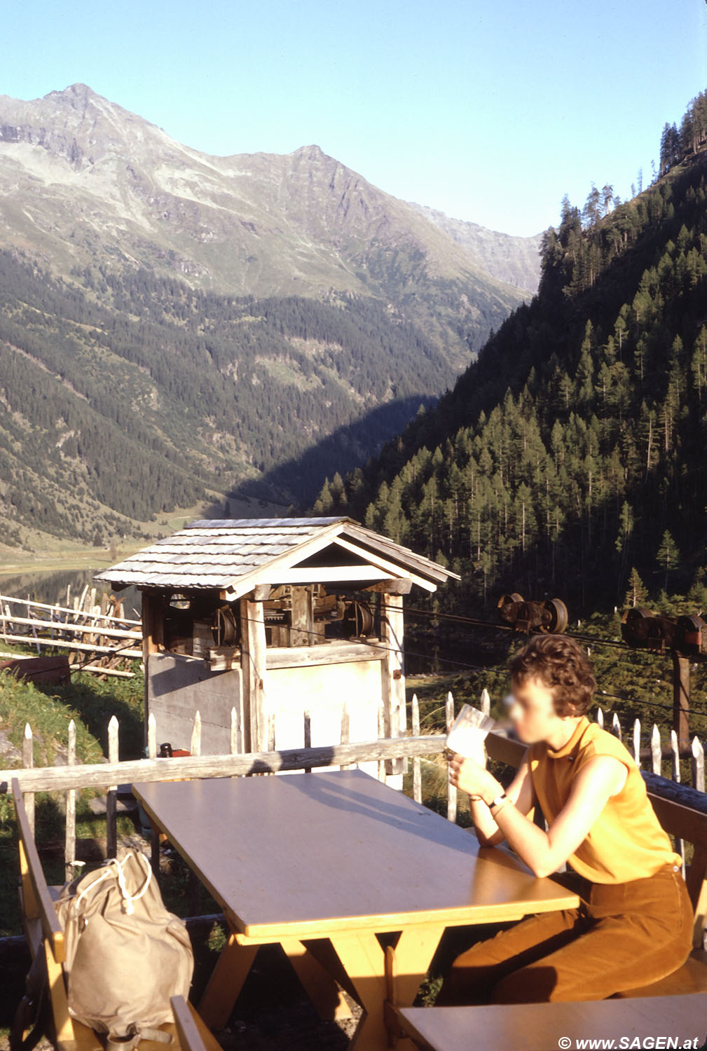 Salzkammergut, Materialseilbahn