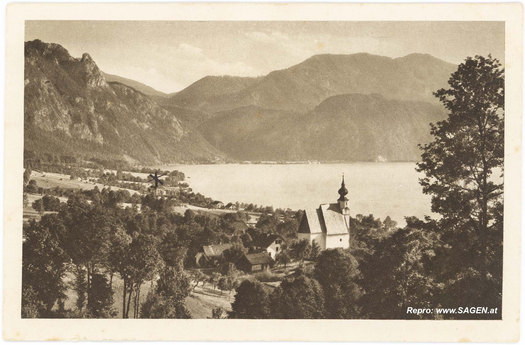 Salzkammergut. Steinbach am Attersee