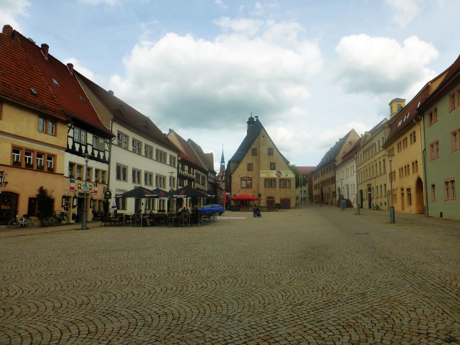 Sangerhausens Markt mit Rathaus