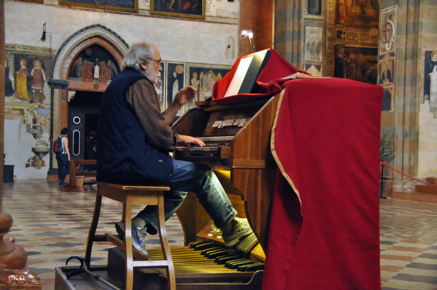 Sant' Anastasia in Verona - Orgelprobe