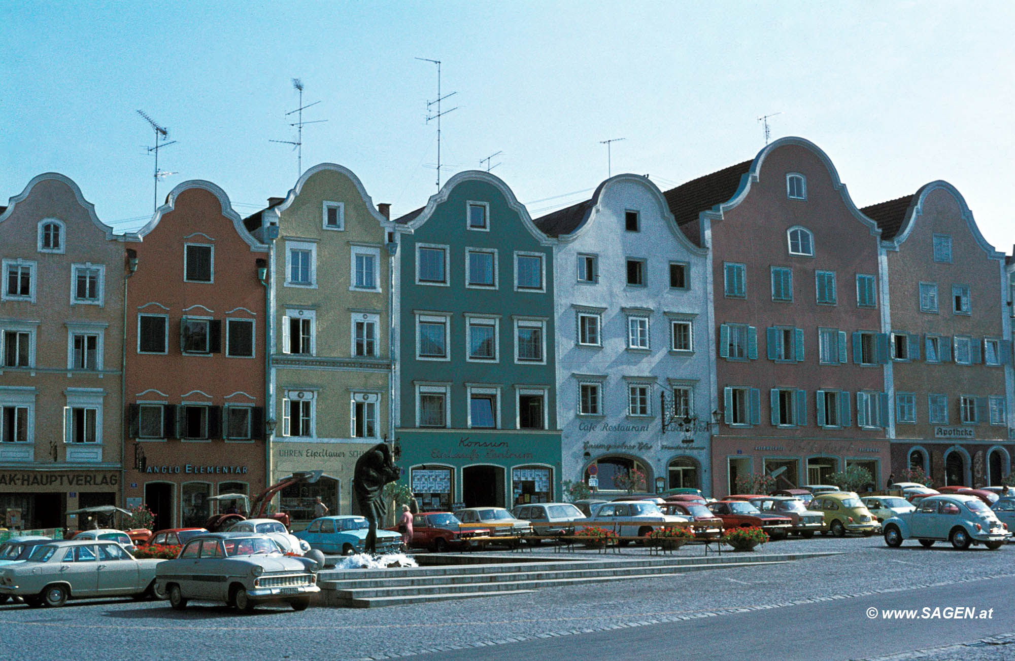 Schärding Silberzeile um 1970