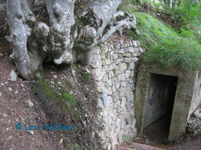 Schützengraben/-tunnel