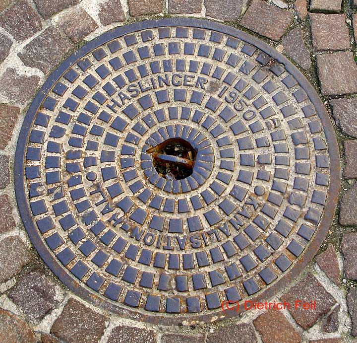 Schachtdeckel Hall in Tirol