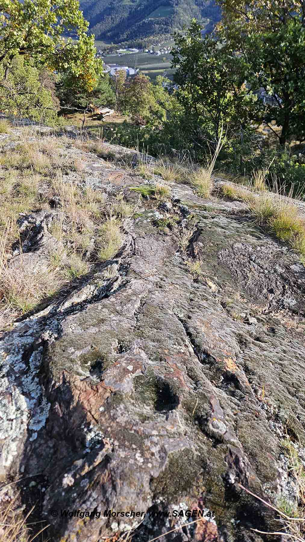 Schalensteine Wallburgboden Naturns