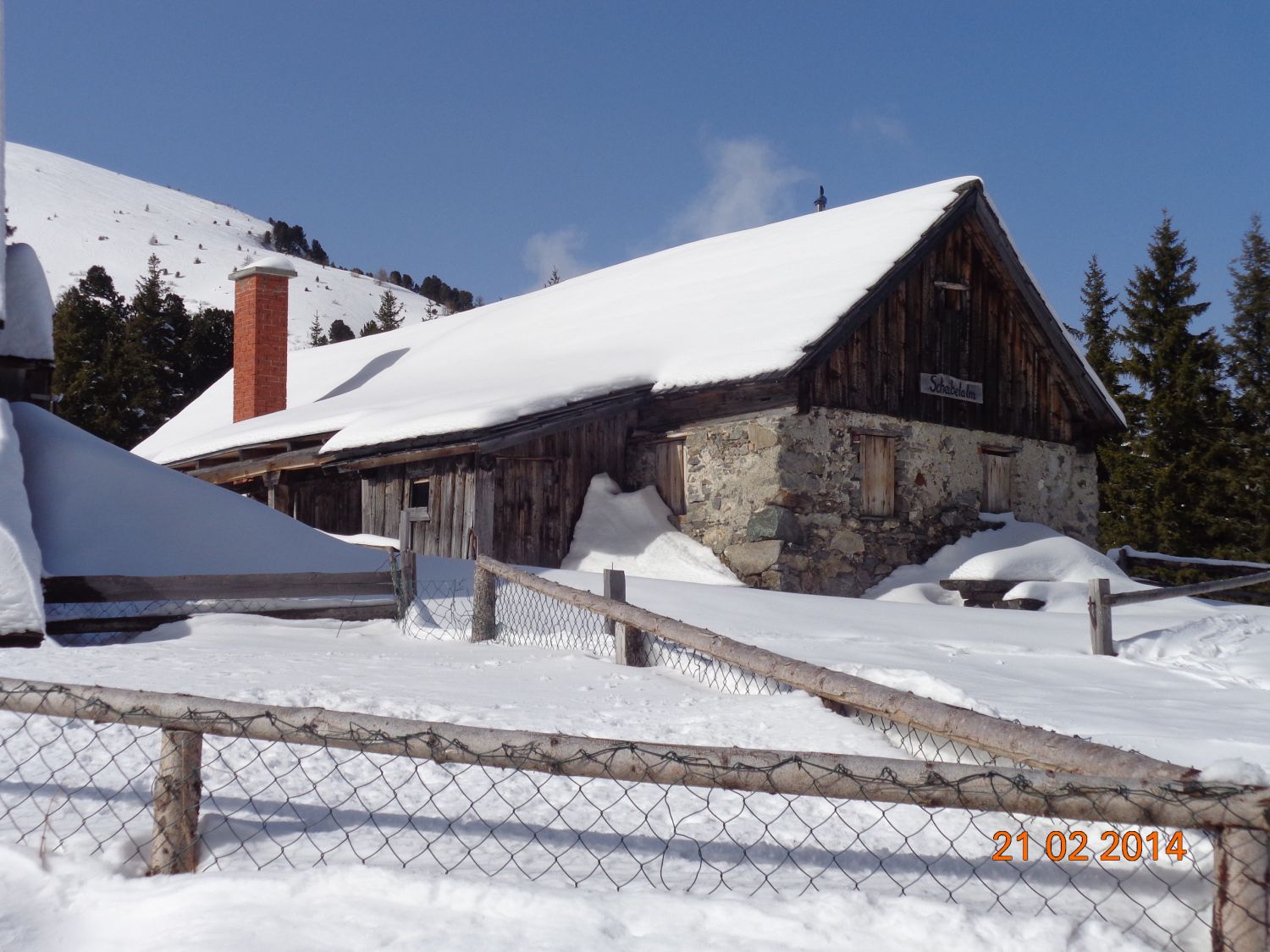 Scheibl Alm Triebener Tauern im Winter