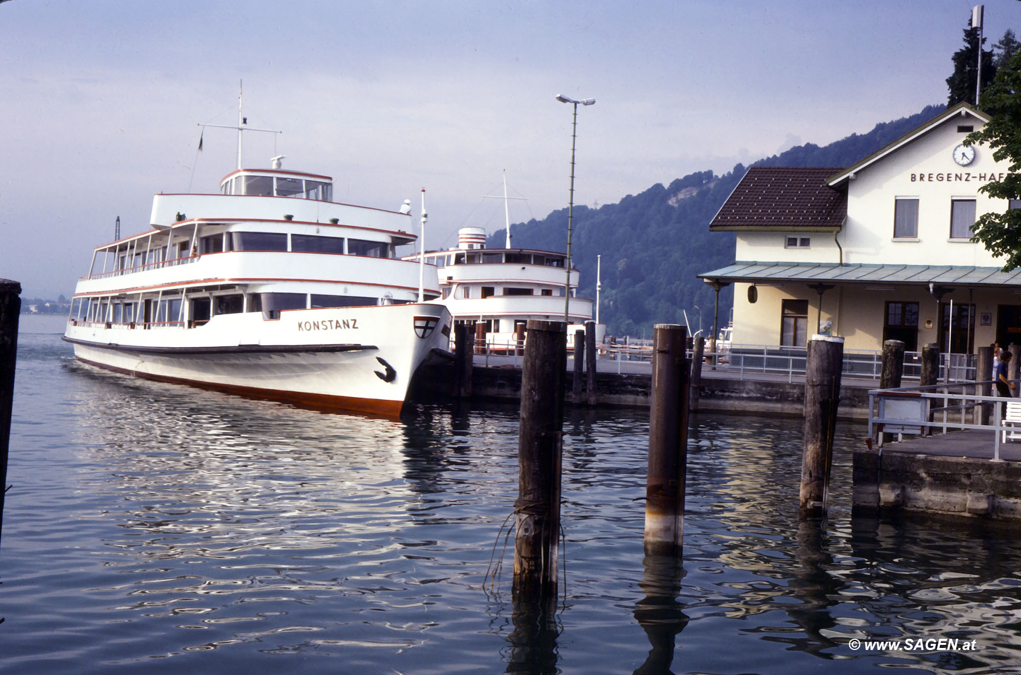 Schiff "Konstanz" Hafen Bregenz