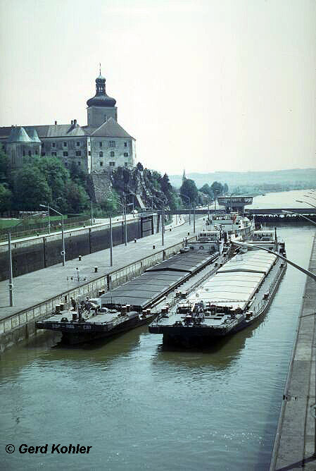 Schiffsschleuse Ybbs-Persenbeug 1975